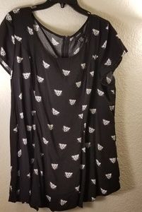 Snow Leopard Torrid Corset Style Top